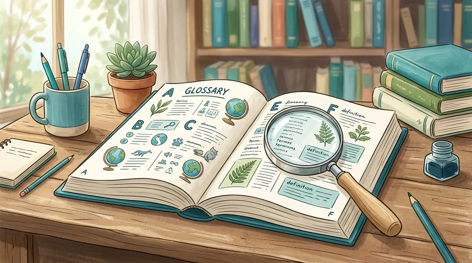 Materiały słownikowe i notatki edukacyjne